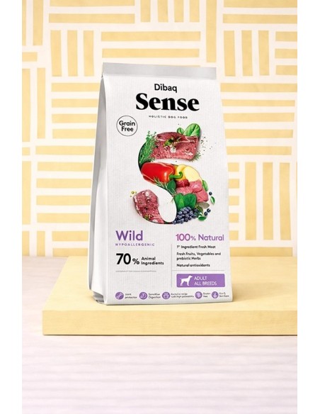 Dibaq Sense grain free jabalí y ciervo