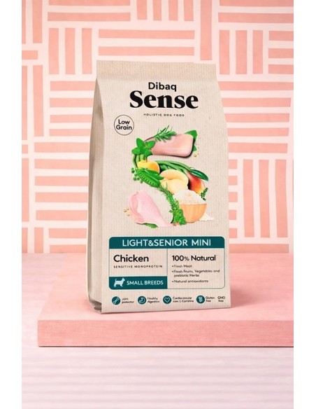 Dibaq Sense low grain pollo light o senior mini
