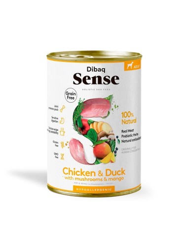 Dibaq Sense grain free pollo y pato