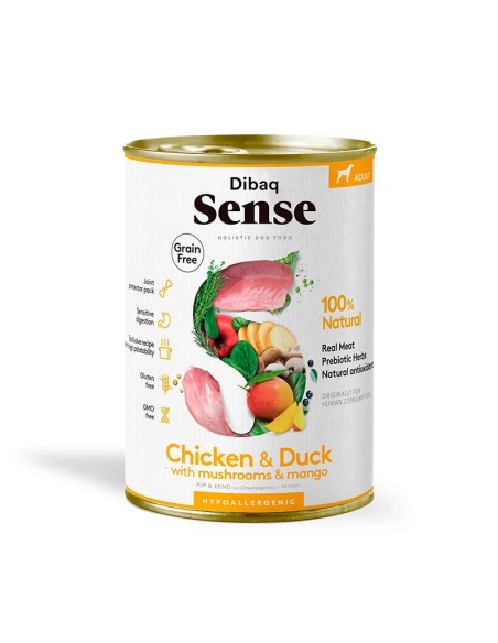 Dibaq Sense grain free pollo y pato