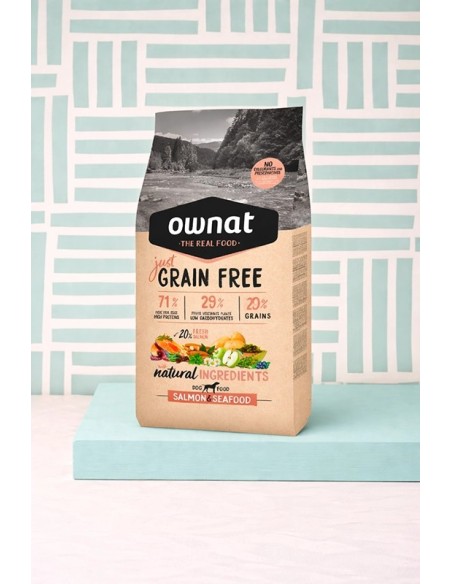 Ownat grain free just adult salmon&seafood