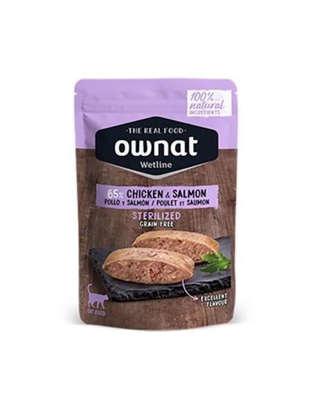 Ownat wetline sterilized chicken & salmon