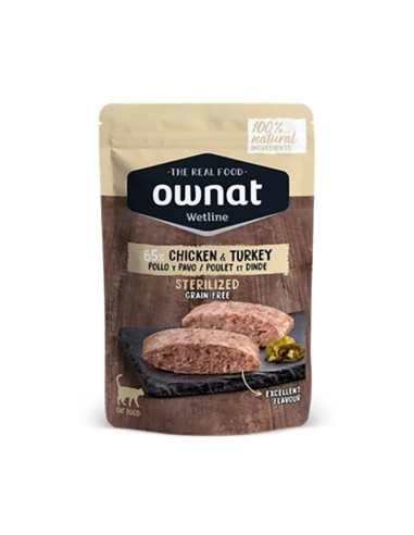 Ownat wetline sterilized chicken & turkey