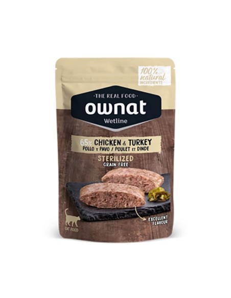 Ownat wetline sterilized chicken & turkey