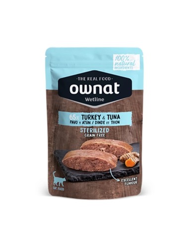 Ownat wetline sterilized turkey & tuna