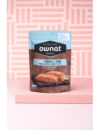 Ownat wetline sterilized turkey & tuna