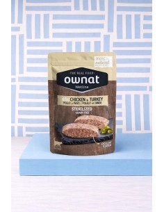 Ownat wetline sterilized chicken & turkey