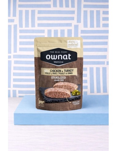 Ownat wetline sterilized chicken & turkey
