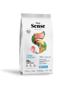 Dibaq Sense grain free salmón y pavo puppy 2